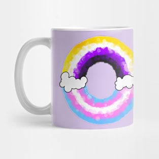 Trans/Enby Rainbow Mug